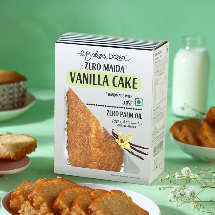 The Baker's Dozen Zero Maida Vanilla Pound Cake, Whole Wheat