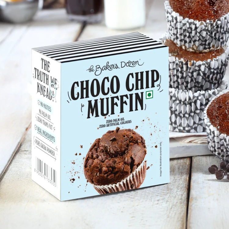 The Baker's Dozen Choco Chip Muffin
