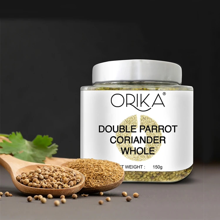 Orika Double Parrot Coriander Seeds Whole (Kottambari/Dhaniya) (Dhanya Kaalu)