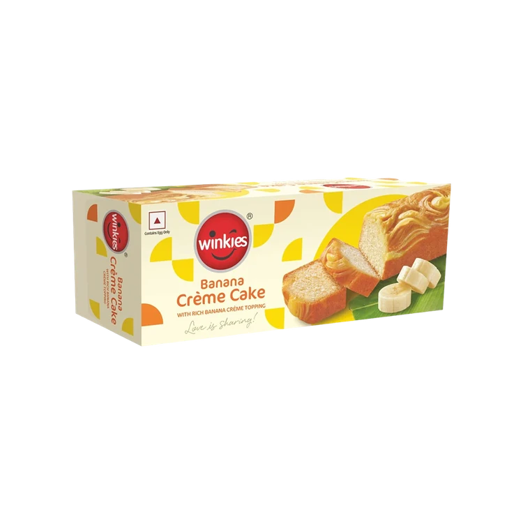 Winkies Banana Creme Slice Cake - 60