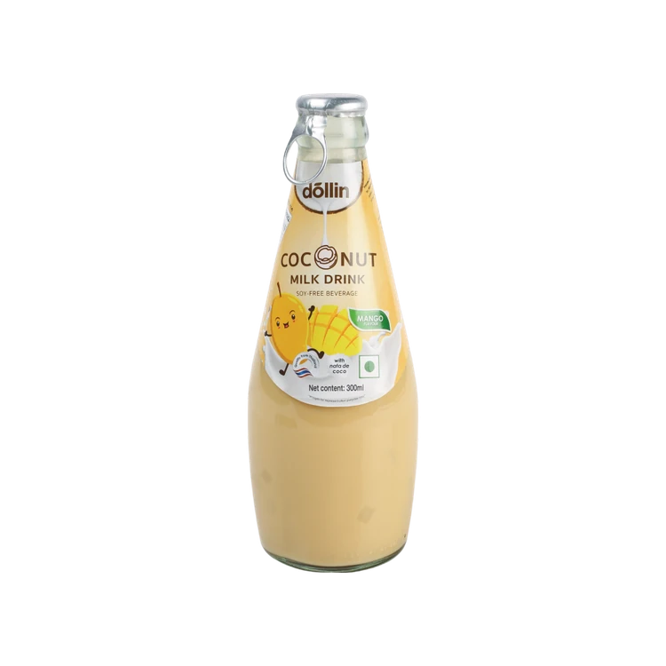 Dollin Mango Coconut Milk Drink with Nata De Coco