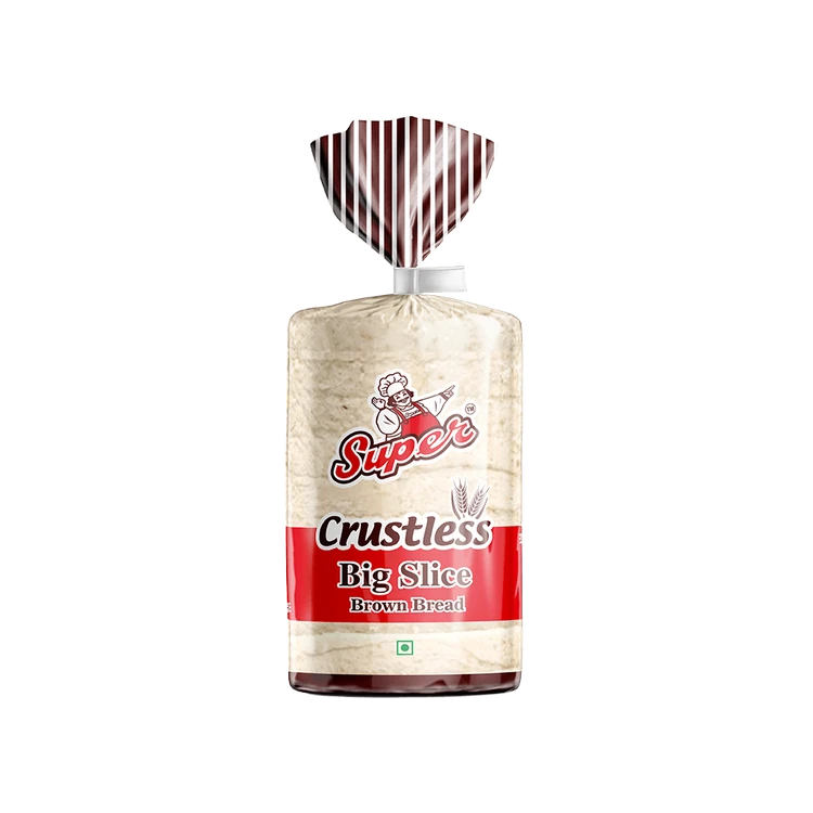 Super Crustless Big Slice Brown Bread