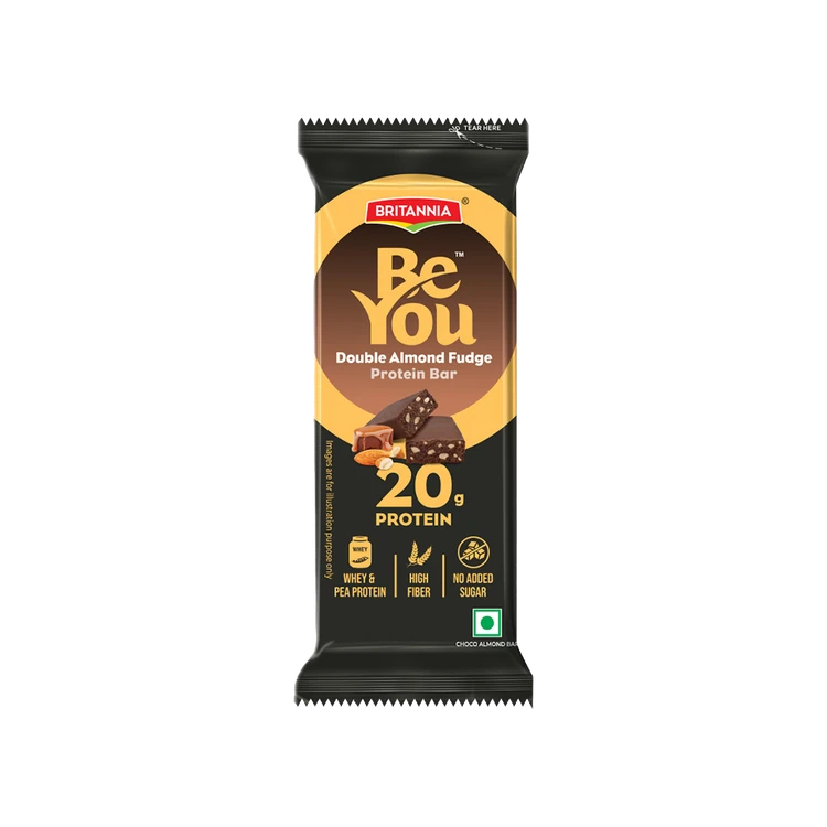 Britannia Be You Double Almond Fudge Protein Bar