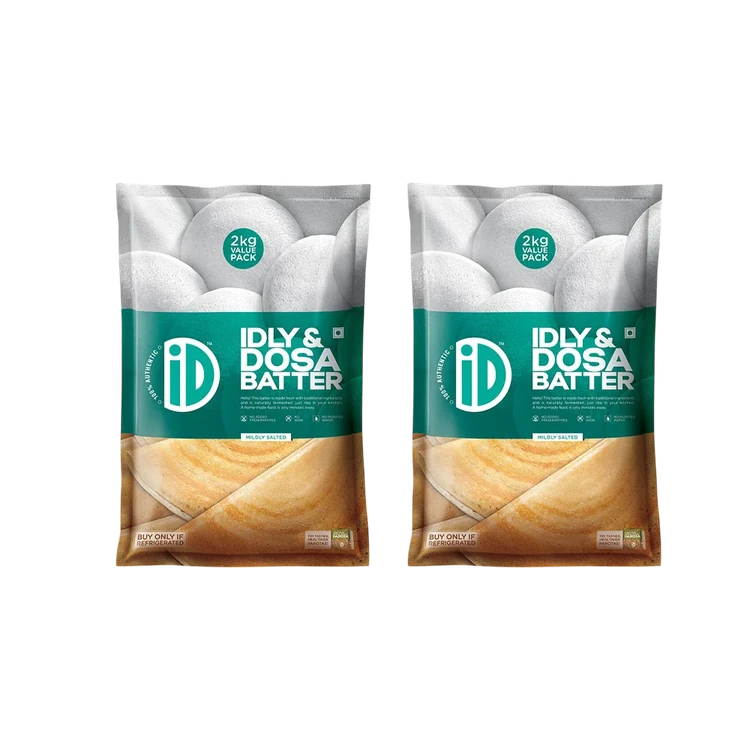 iD Idli & Dosa Batter (2 kg) - Pack of 2