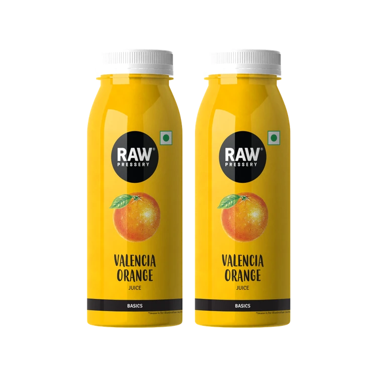 Raw Pressery Valencia-Orange Juice - Pack of 2