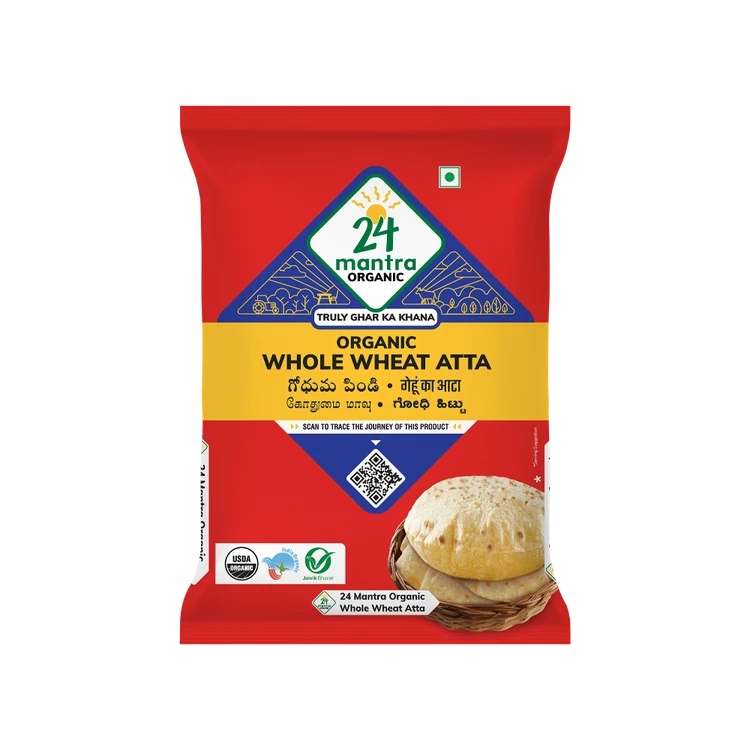 24 Mantra Organic Premium Whole Wheat Atta