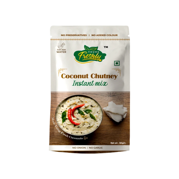 Yours Freshly Instant Mix Coconut Chutney Powder