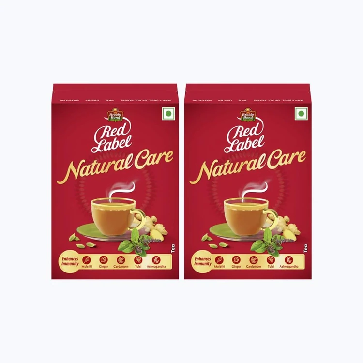 Brooke Bond Red Label Natural Care Tea - Pack of 2