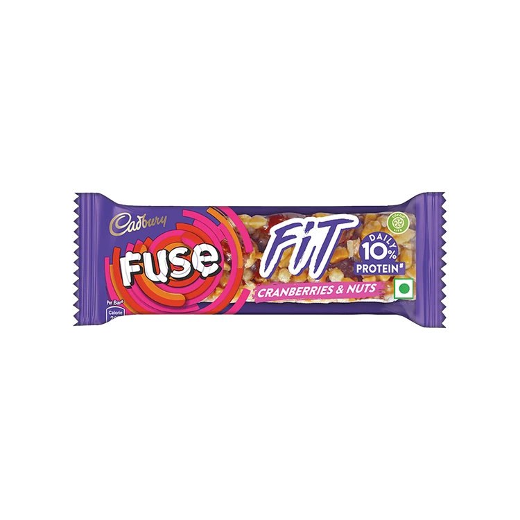 Cadbury Fuse Fit Cranberries & Nuts Chocolate Bar