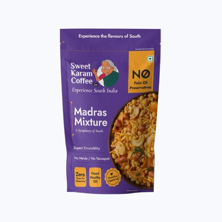 Sweet Karam Coffee Madras Mixture Namkeen - No Palm Oil