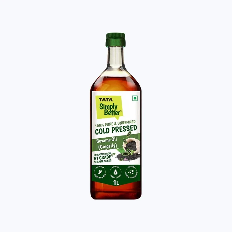 Tata Simply Better 100% Cold Pressed Sesame Oil /Til Oil (Thampina Ellu Enne)
