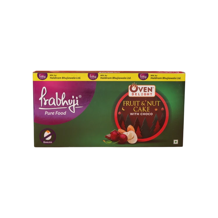 Haldiram's Prabhuji Eggless Fruit & Nut Pound Cake with Choco