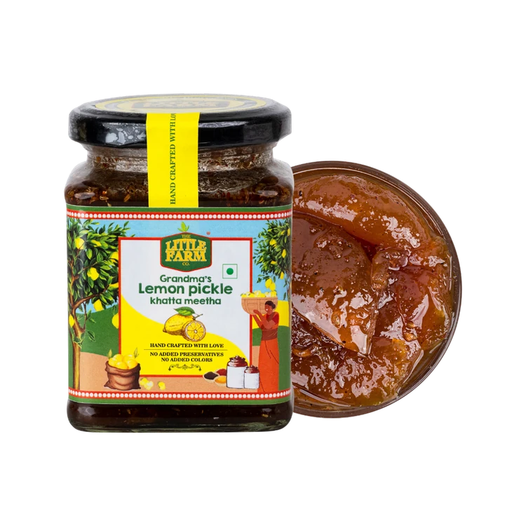 The Little Farm Co. Lemon Khatta Meetha Pickle