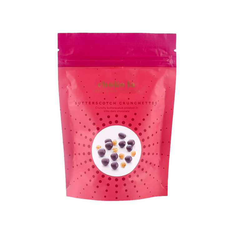 Choko La Butterscotch Crunchettes Dark Chocolate