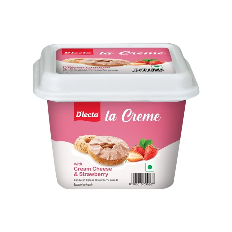D'lecta Strawberry Flavour Cream Cheese