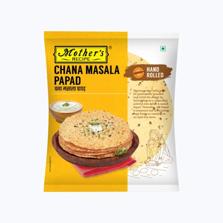 Mother's Recipe Chana Masala Papad