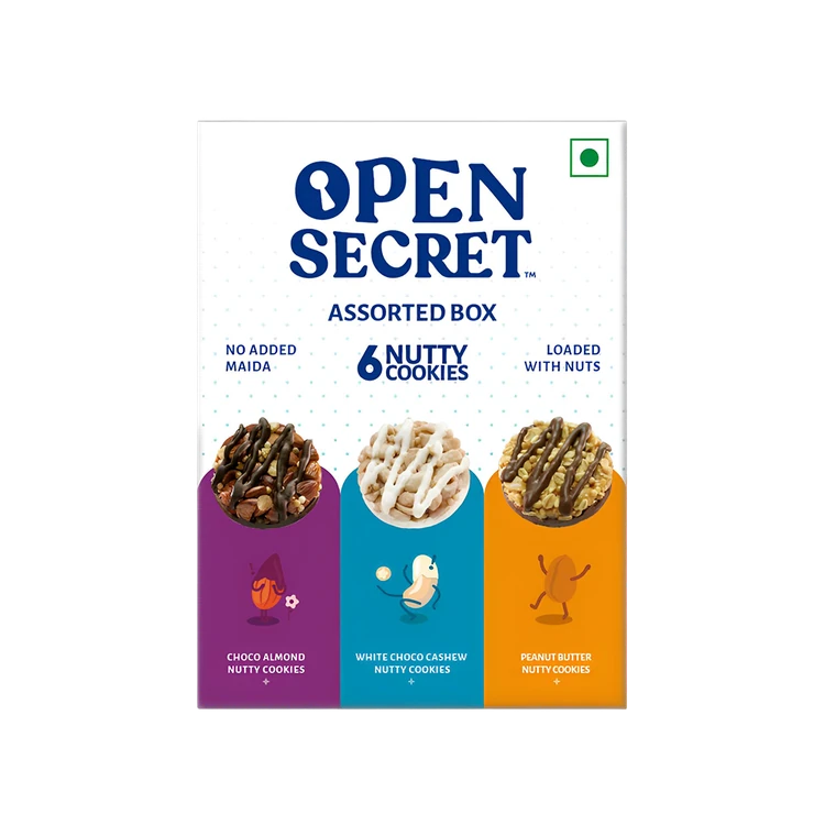 Open Secret Zero Maida Assorted Protein Cookies Gift Pack