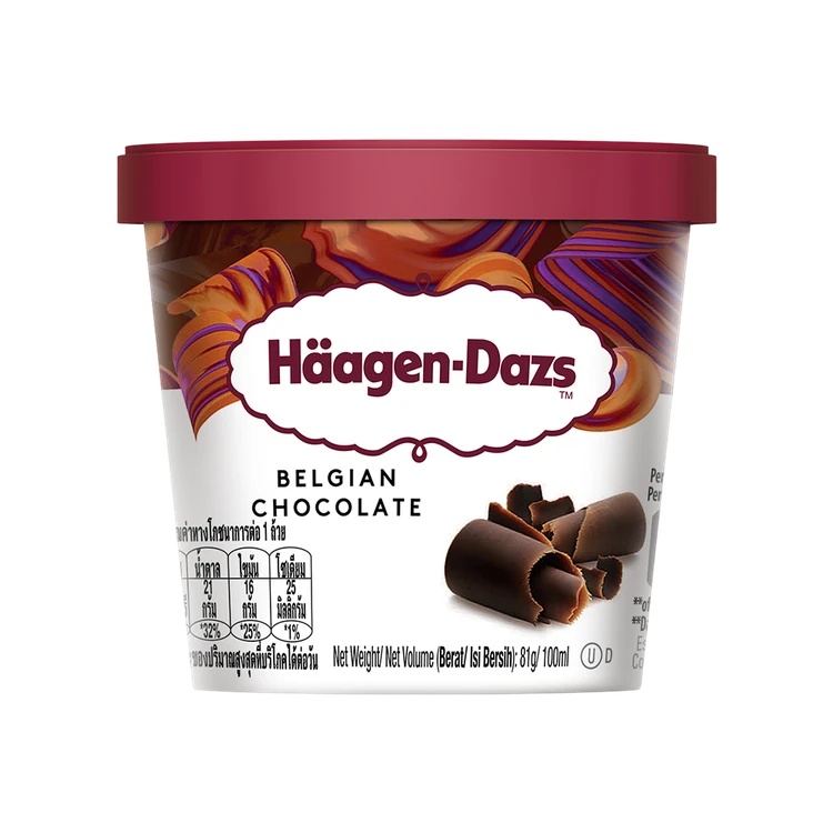 Haagen-Dazs Belgian Chocolate Ice Cream Cup