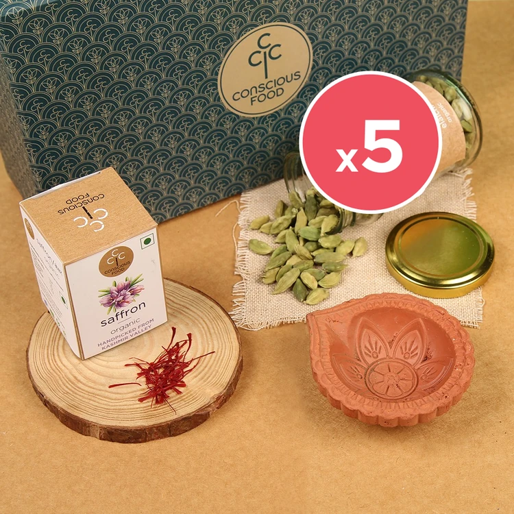 Conscious Food The Luxe Spice Gift Box - Pack of 5