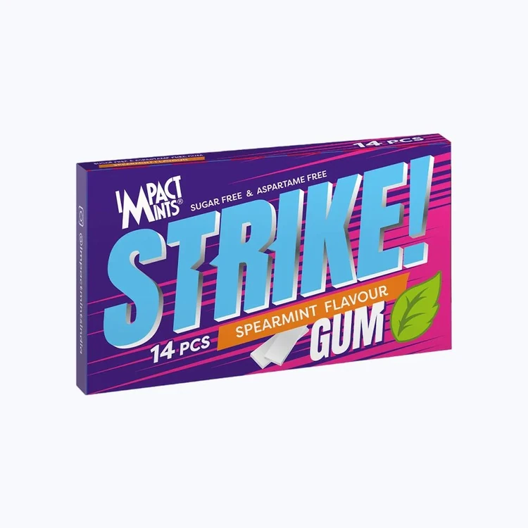Impact Strike Spearmint Chewing Gum