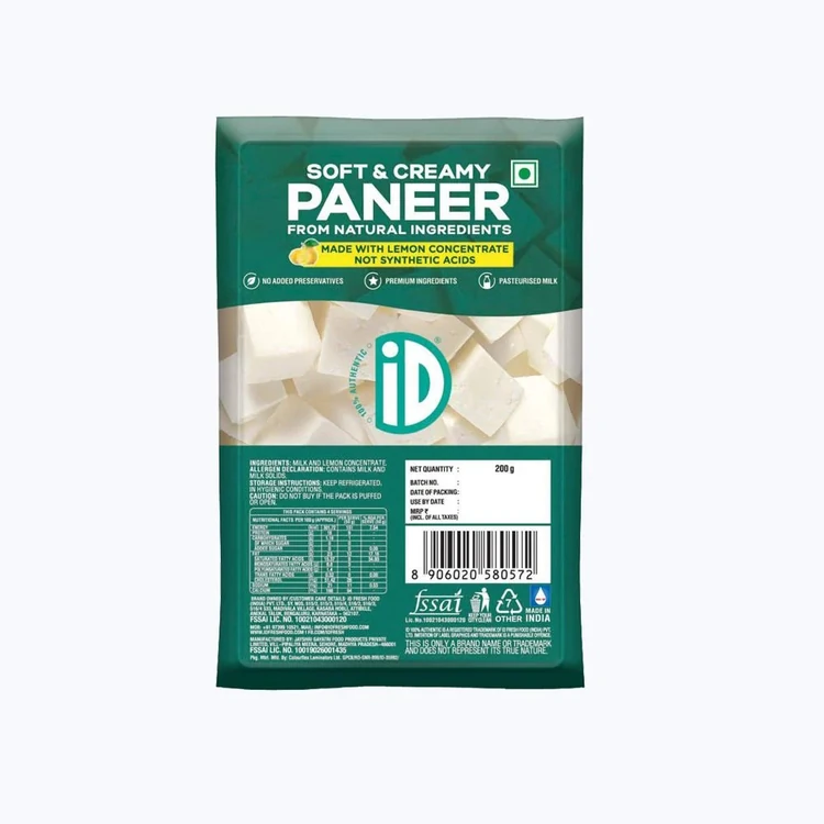 iD Soft and Creamy Paneer