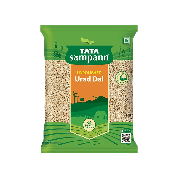 Tata Sampann Unpolished Urad Dal (Dhuli) - Pack of 2 (Uddina Bele)