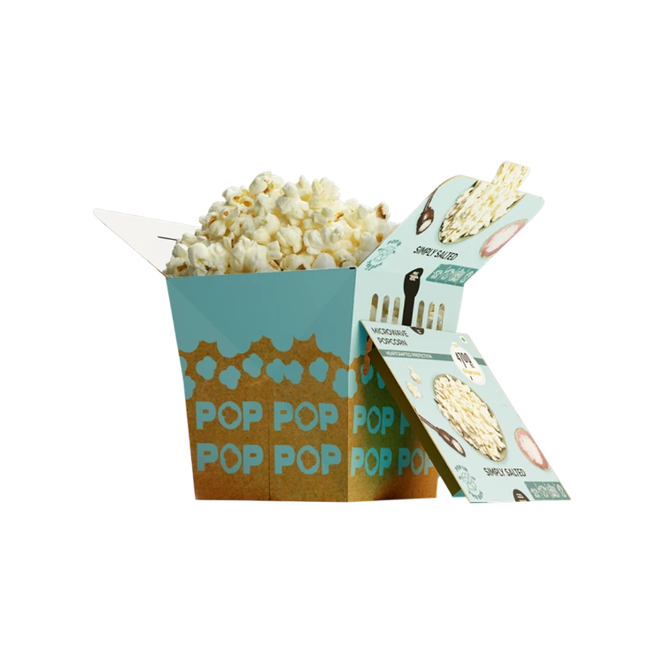 4700BC Microwave PopBox Simply Salted Popcorn Jumbo Size
