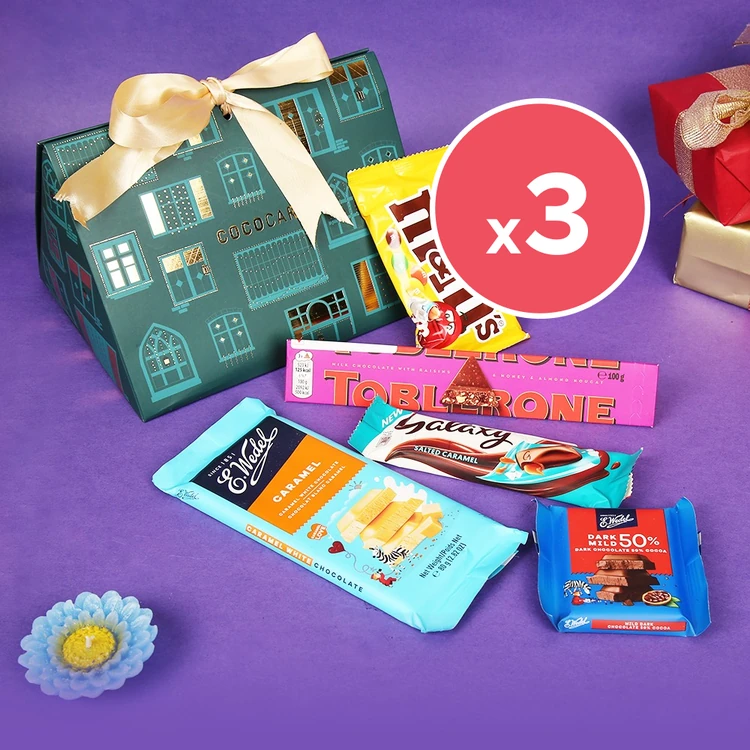 Cococart Chocolate Gift Pack - Pack of 3