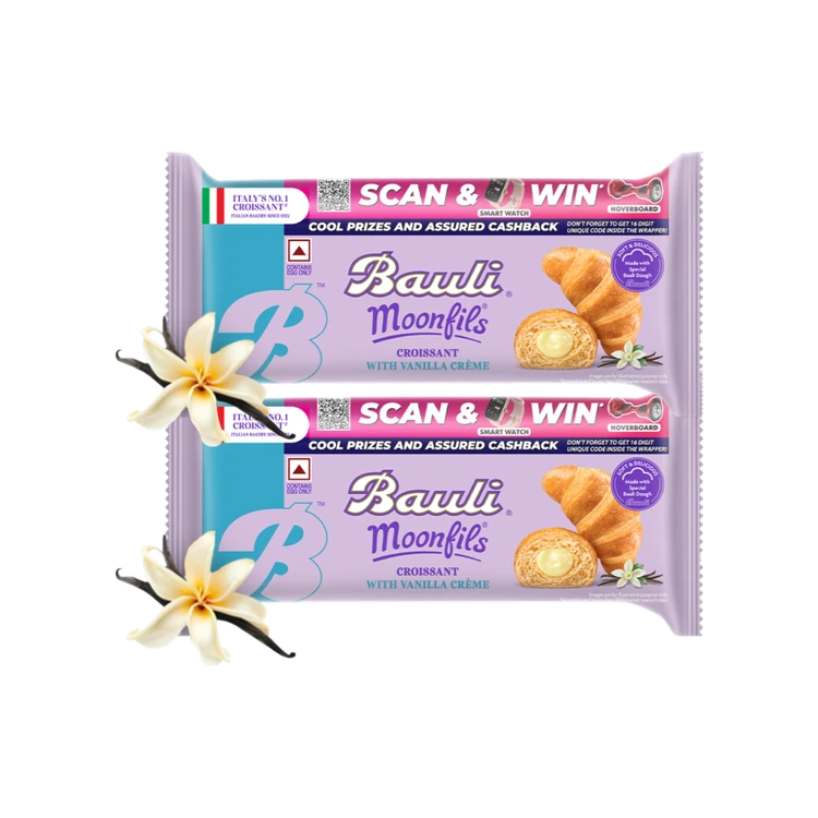Bauli Moonfils Vanilla Crème Soft Croissant - Pack of 2