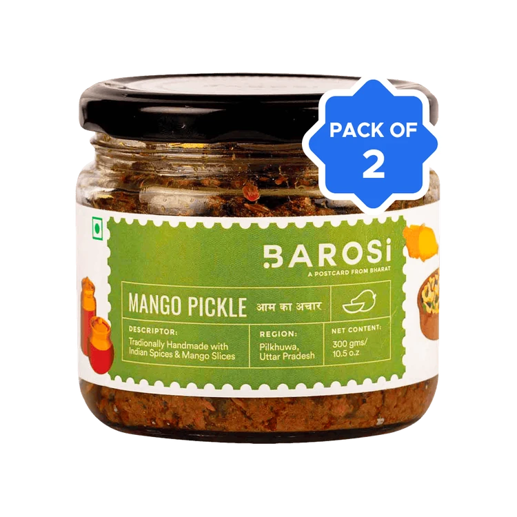Barosi Handmade Mango Pickle - Pack of 2