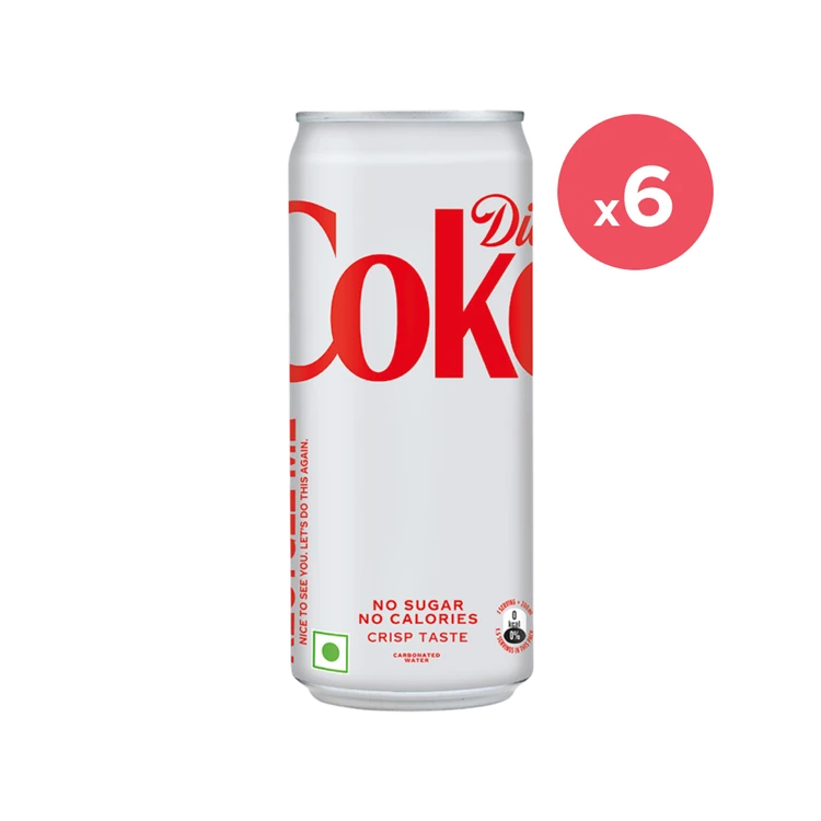 Coca-Cola Diet Coke Diets & Lights - Pack of 6