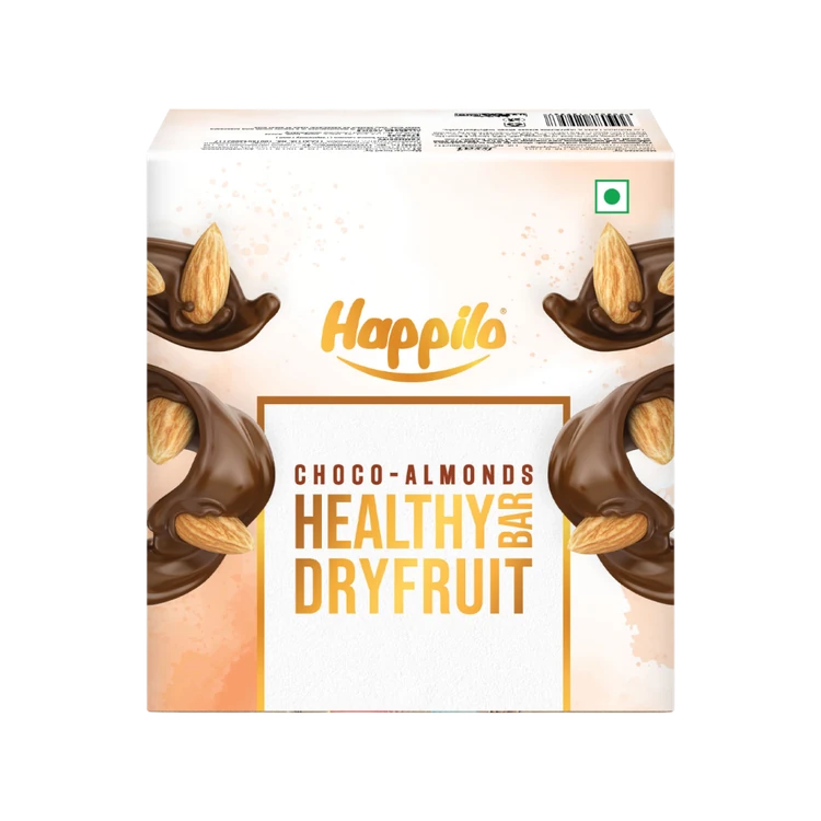 Happilo Choco Almonds Healthy Dry Fruit Bar