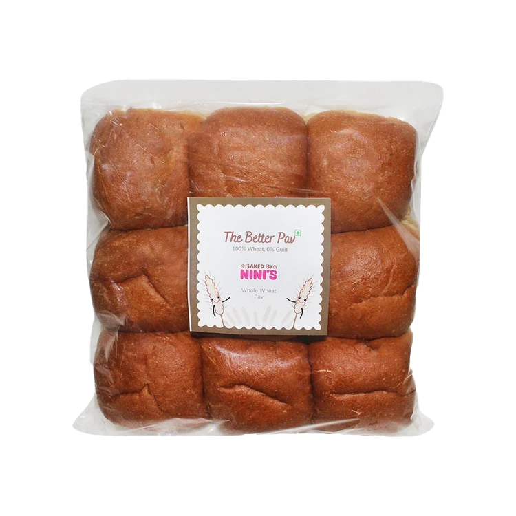 Baked By Nini's Whole Wheat Pav