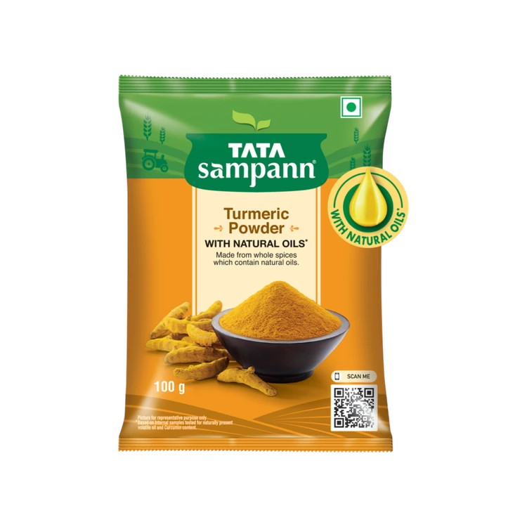 Tata Sampann Turmeric Powder/Haldi with Natural Oils