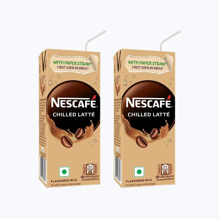 Nescafe Ready to Drink Coffee Flavoured Milk, Iced Latte - Pack of 2