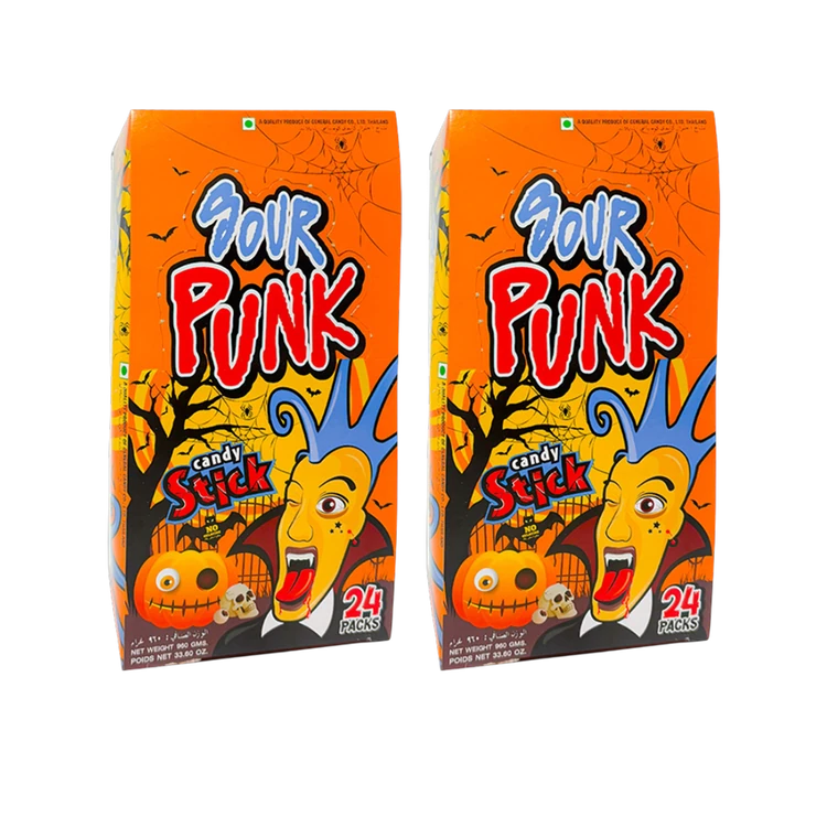 Sour Punk Cola Flavour Stick Candy - Pack of 2