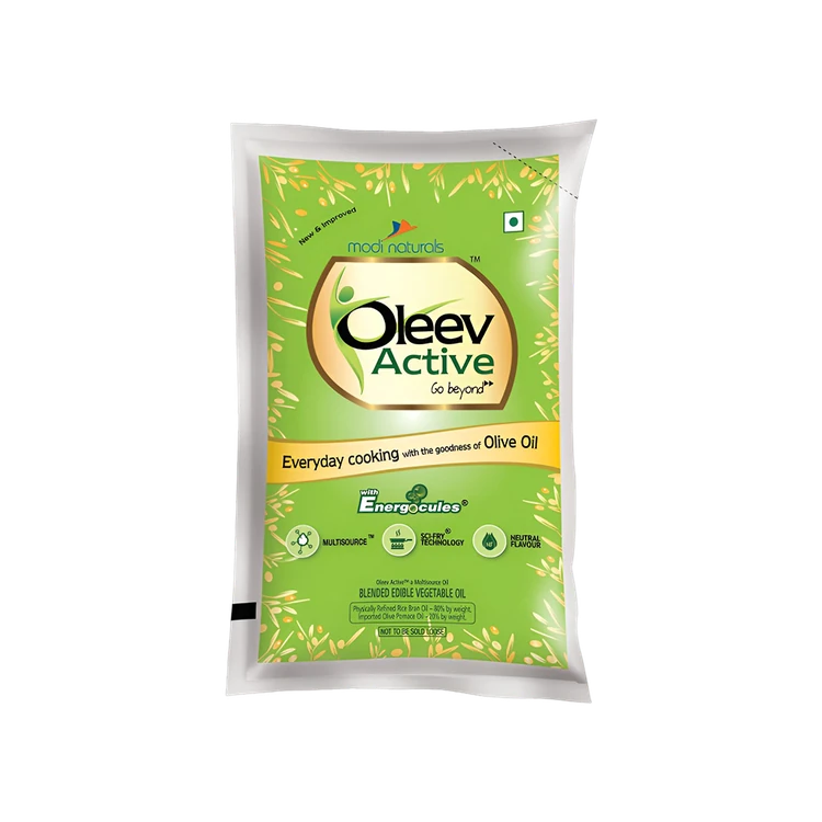 Oleev Active Olive & Rice Bran Blended Cooking Oil (Aduge Enne)