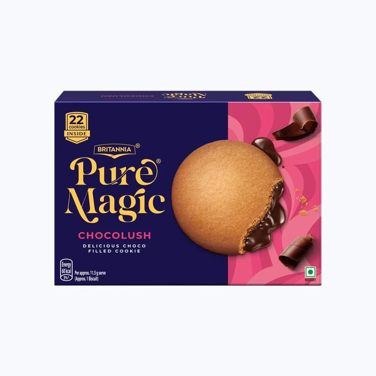 Britannia Pure Magic Chocolush Choco Filled Cookies