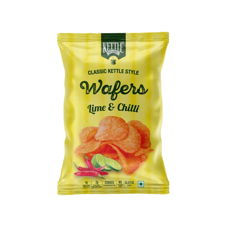 Kettle Studio Lime & Chilli Wafers