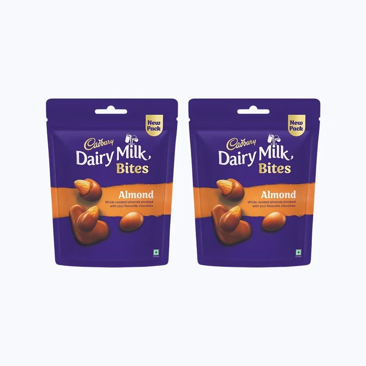 Cadbury Dairy Milk Bites Assorted Chocolate Pack - Almond - Pack of 2