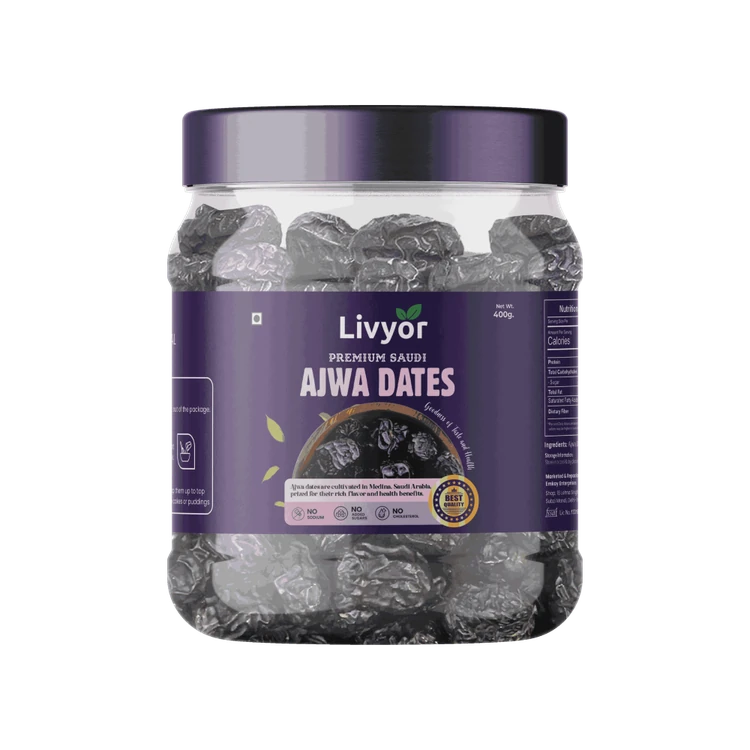Livyor Premium Saudi Ajwa Dates (Kharjura)