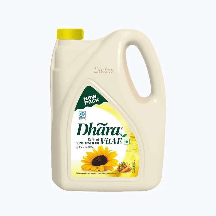 Dhara Health Refined Sunflower Oil (Suryakanthi Enne)