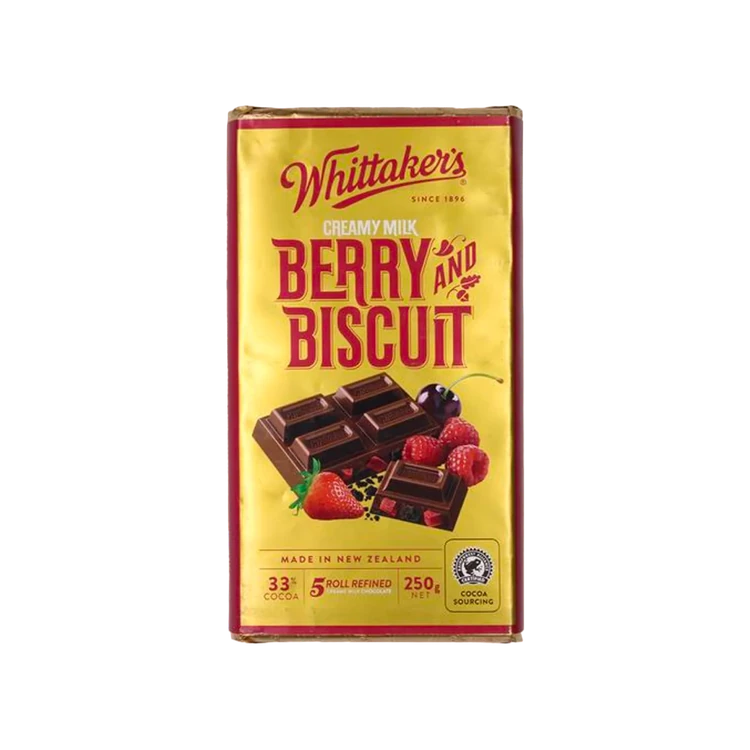 Whittaker's Berry & Biscuit Chocolate Bar