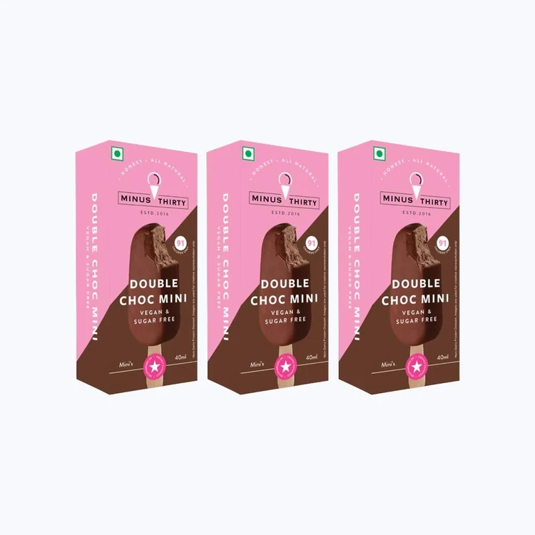 Minus Thirty Double Choc Mini Ice Cream Stick - Pack of 3