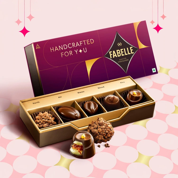 Fabelle Elements Nature-Inspired Pralines Chocolate Gift Pack