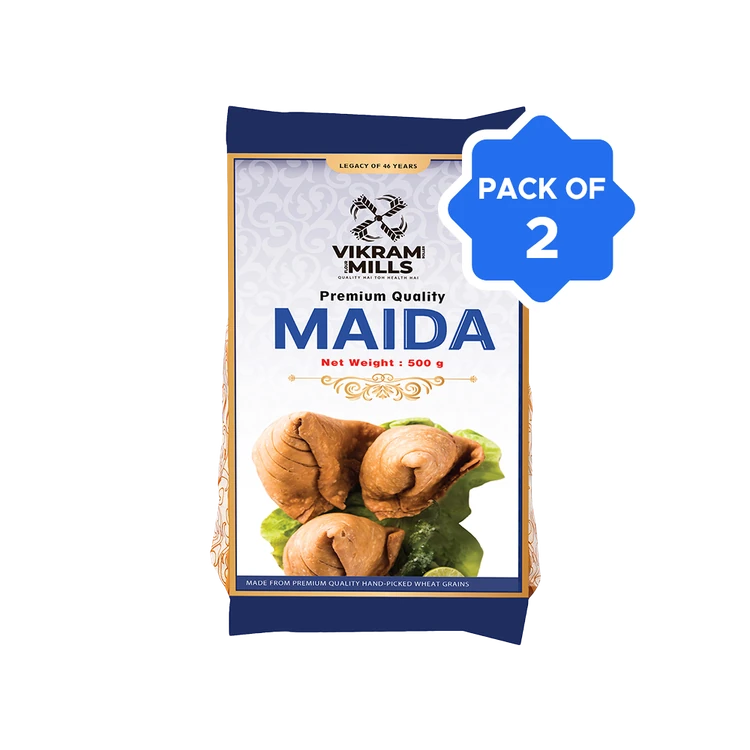 Vikram Mills Premium Quality Maida - Pack of 2 (Maida Hittu)