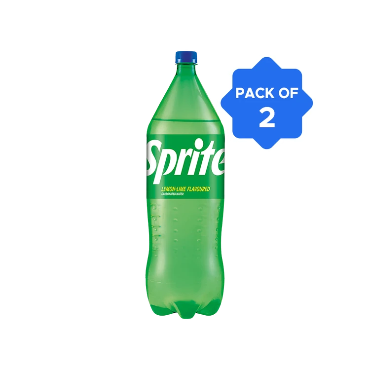 Sprite Lime Flavoured Soft Drink (2.25 l) - Pack of 2