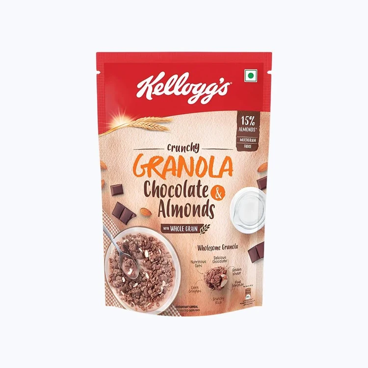 Kellogg's Crunchy Muesli Granola Chocolate & Almonds Cereal