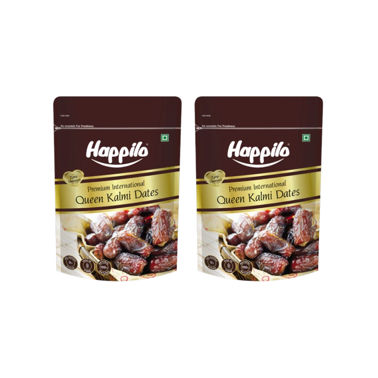Happilo Premium Queen Kalmi Dates - Pack of 2 (Kharjura)