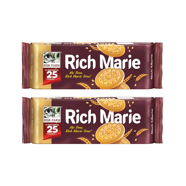 Bisk Farm Rich Marie Biscuits - Pack of 2
